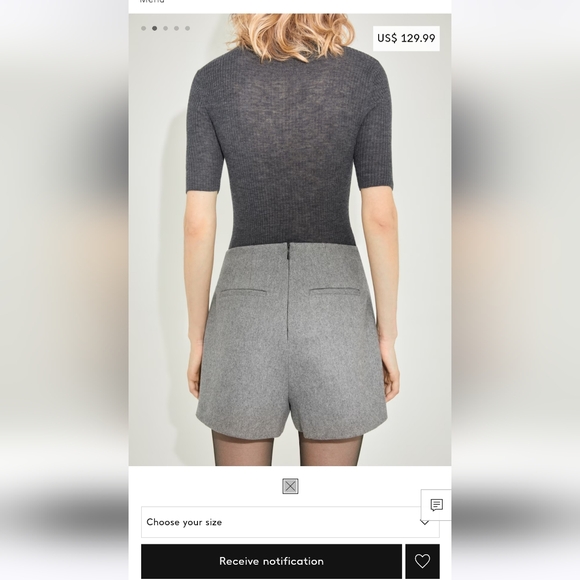 Mango Pleated skort - Picture 2 of 6